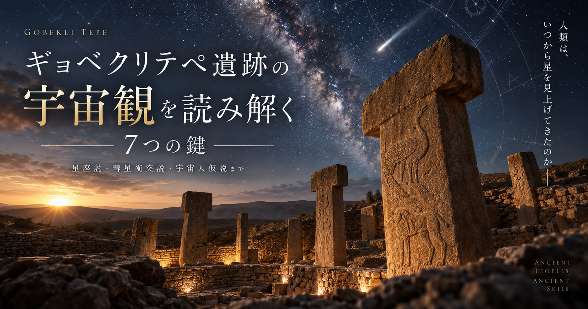 ギョベクリテペ遺跡の宇宙観を読み解く7つの鍵｜星座説・彗星衝突説・宇宙人仮説まで整理！