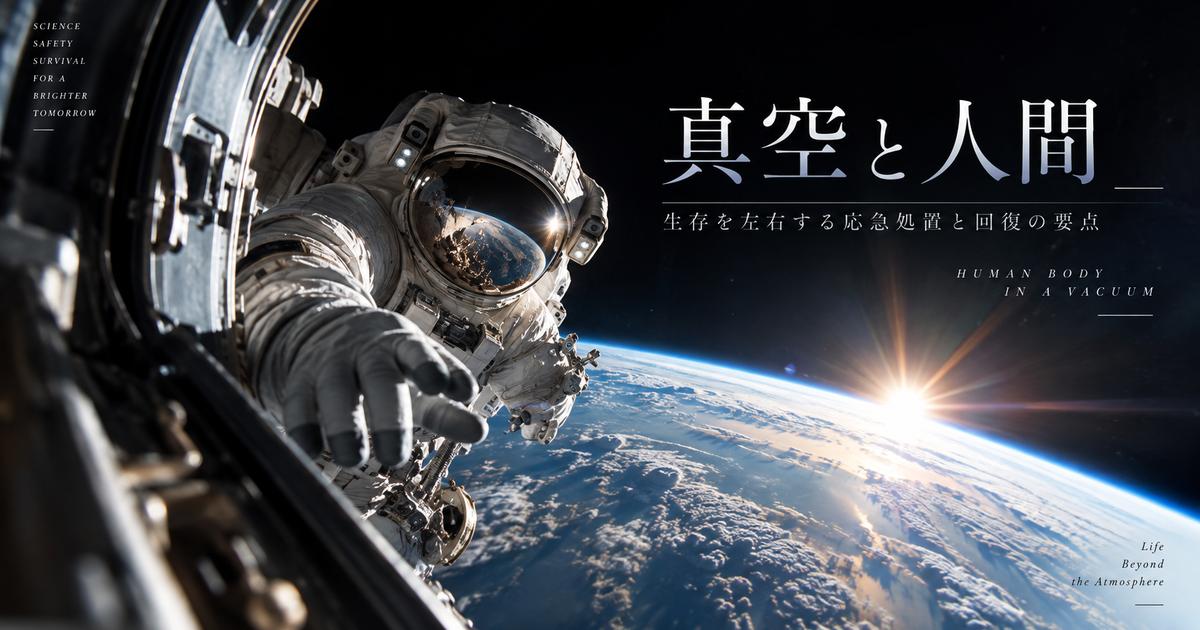 真空状態の人間の生理的影響｜生存を左右する即時応急処置と回復の要点